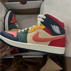 Colorful air Jordan’s. Size 8.5 women’s.